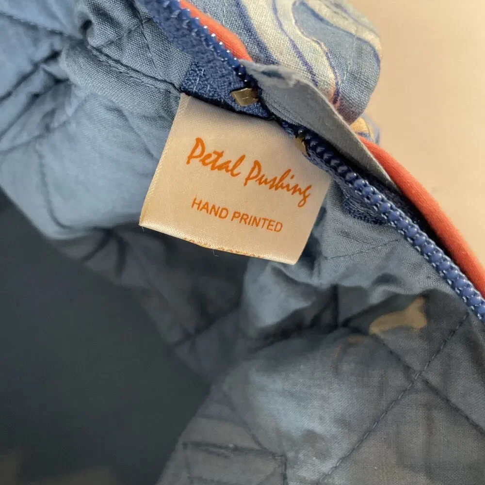 Petal Pushing quilted duffle